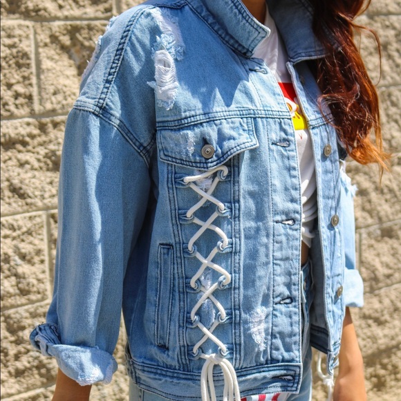 Oversized Denim Jacket - Picture 2 of 2